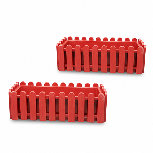Jardinera Reja Roja