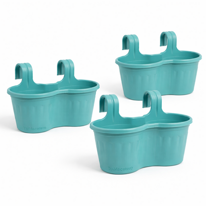 Jardinera Balcón Doble Curva Calipso