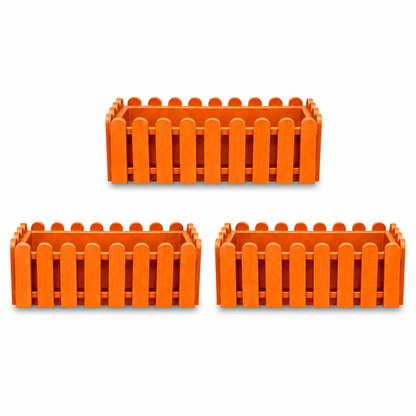 Jardinera Reja Naranja