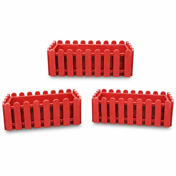 Jardinera Reja Roja