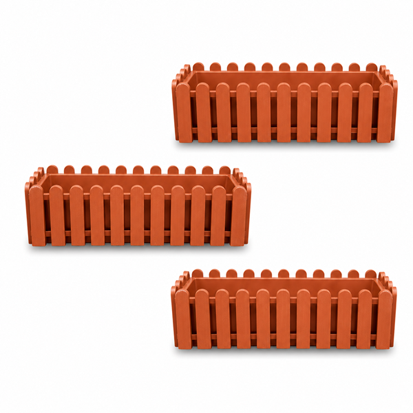 Jardinera Reja Terracota
