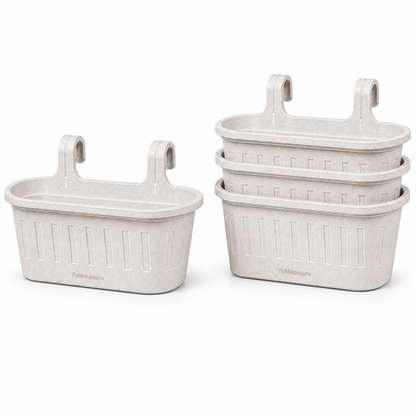 Jardinera Balcón Doble Mármol