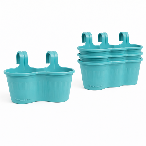 Jardinera Balcón Doble Curva Calipso