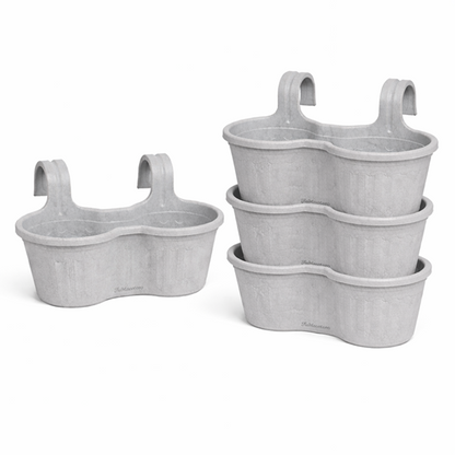 Jardinera Balcón Doble Curva Mármol