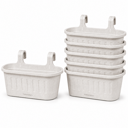 Jardinera Balcón Doble Mármol