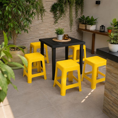 Piso Ratán Amarillo