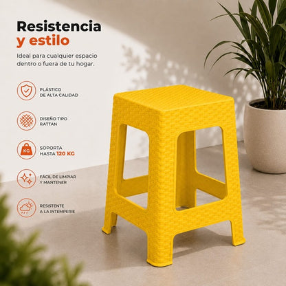 Piso Ratán Amarillo