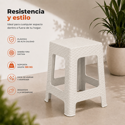 Piso Ratán Mármol