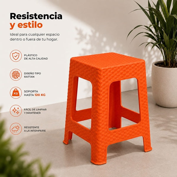 Piso Ratán Naranjo