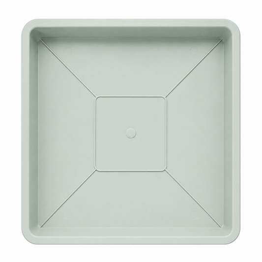 Plato Cuadrado Para Macetero 8-10cm