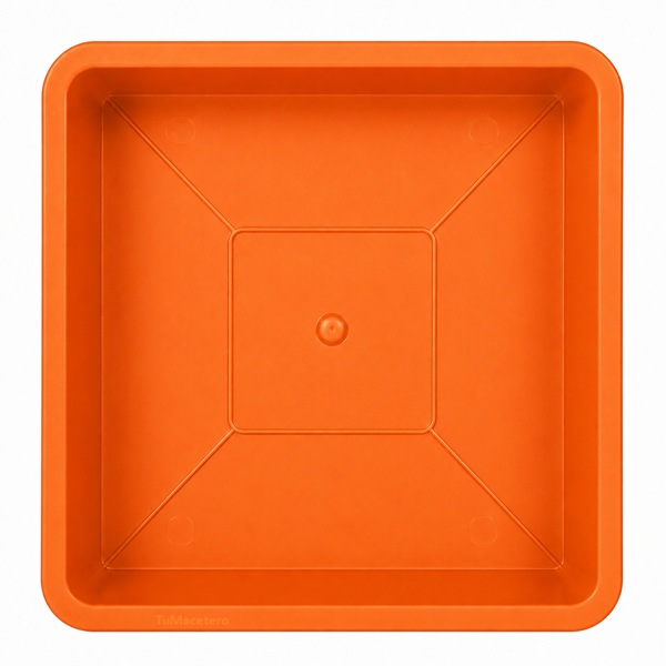 Plato Cuadrado Para Macetero 14-15cm