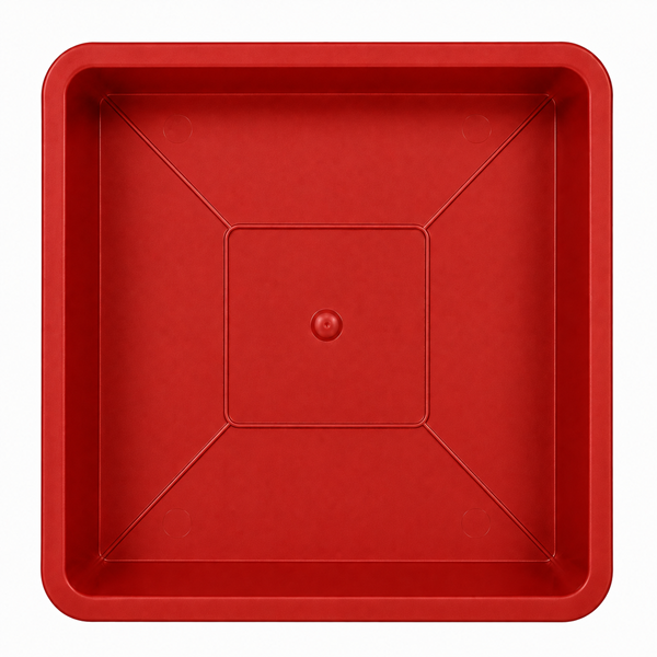 Plato Cuadrado Para Macetero 14-15cm