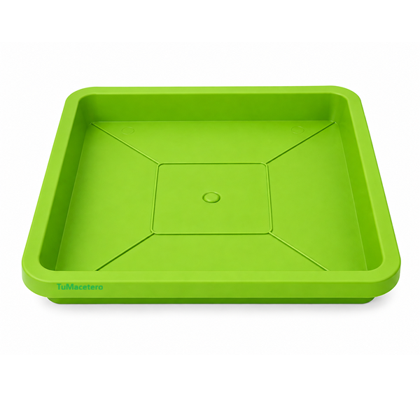 Plato Cuadrado Para Macetero 14-15cm