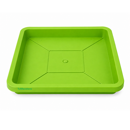 Plato Cuadrado Para Macetero 14-15cm