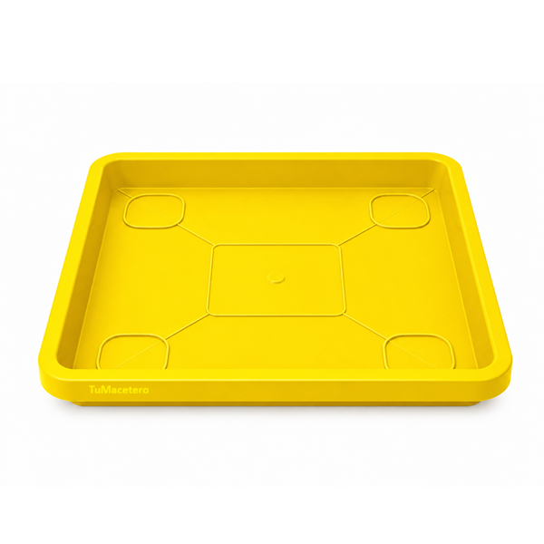 Plato Cuadrado Para Macetero 40cm