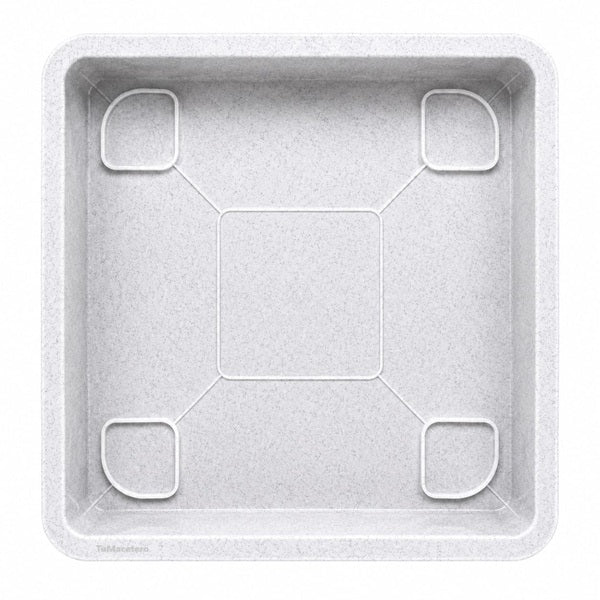 Plato Cuadrado Para Macetero 40cm
