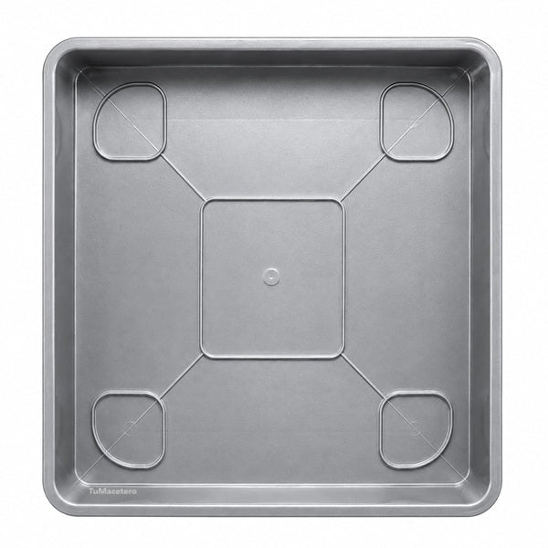 Plato Cuadrado Para Macetero 40cm