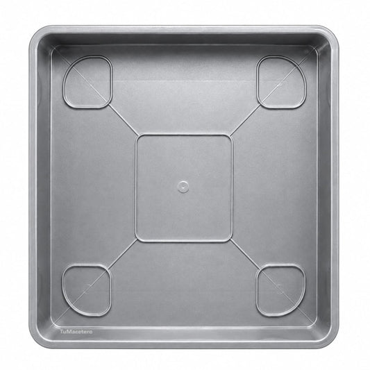 Plato Cuadrado Para Macetero 30cm