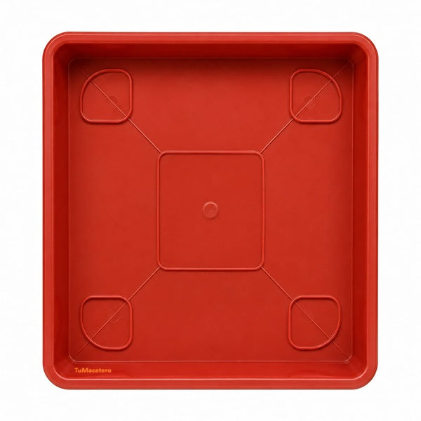 Plato Cuadrado Para Macetero 40cm
