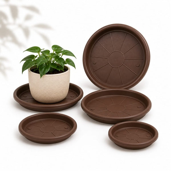 Plato Redondo Para Macetero 28 cm