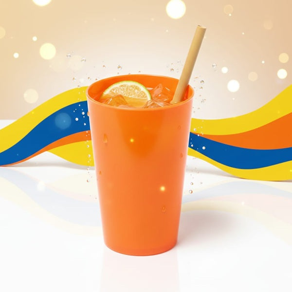 Vaso Plástico Naranjo